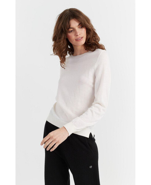 Women's Chinti & Parker Pure Merino Ultra Fine Crew Neck Sweater