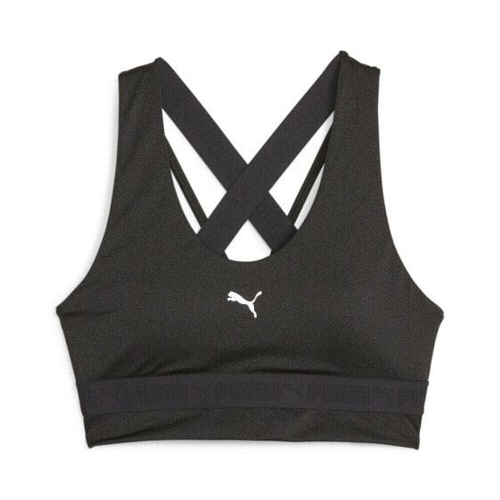 Puma Mid Impact Strong Shine Sports Bra Womens Size XL Casual 52387201