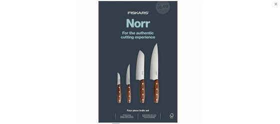 FISKARS ZESTAW 4 NOŻY NORR