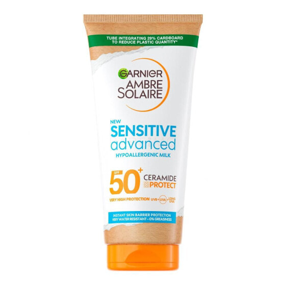 Garnier Ambre Solaire Sensitive Advanced Hypoallergenic Milk SPF50+ 175 ml sonnenschutz wasserfest unisex