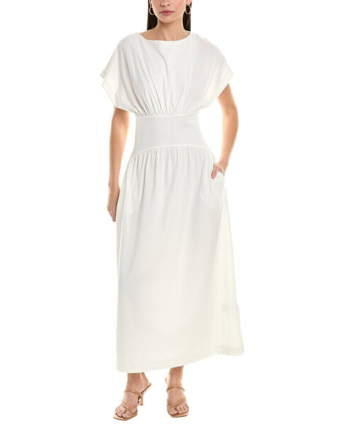 Alpha Studio Gathered Maxi Dress Women's