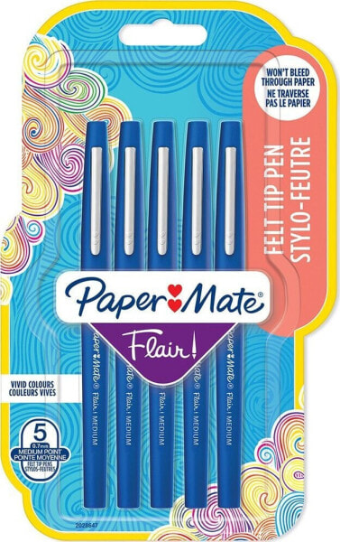 Paper Mate PAPER MATE Faserschreiber Flair 5er M 0.7 mm Blister