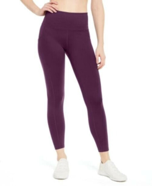 Ideology 280245 High-Waist Side-Pocket 7/8 Length Leggings, Size Small