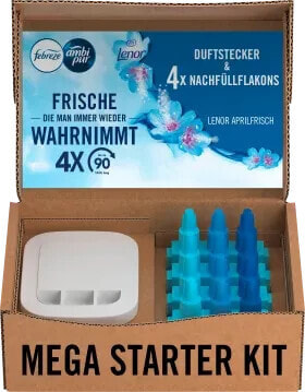 Lufterfrischer Duftstecker 3 Volution Aprilfrisch Starterset inkl.4er Nachfüllpack (4x20 ml), 80 ml