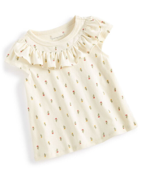 Baby Girls Felicity Field Short-Sleeve Ruffled Top, Created for Macy's