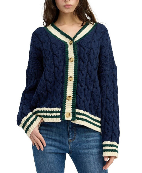 Women's Spencer Cable Knit Cardigan