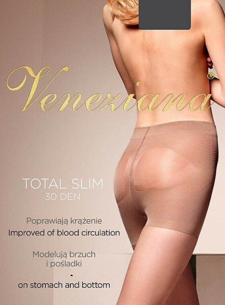 Strumpfhose für Damen Total Slim 30 Den grafitto - Veneziana 2