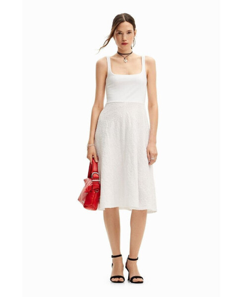 Women's A-line midi dress