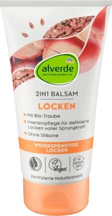 2in1 Balsam Locken Bio-Traube, Bio-Leinsamen, 150 ml