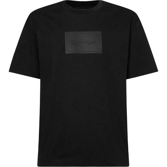 CALVIN KLEIN Textured Logo Box Comfort short sleeve T-shirt