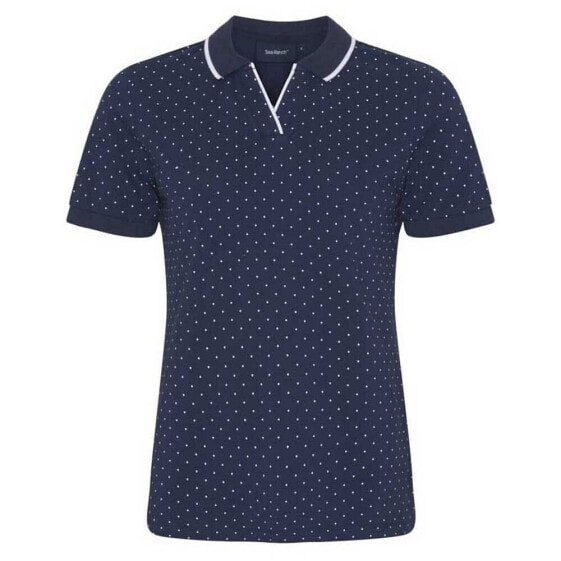 SEA RANCH Dotty short sleeve polo