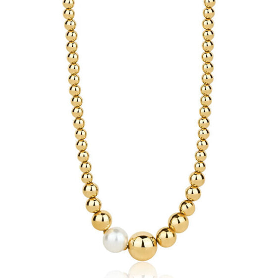 Stylish gold-plated pearl beads Perfect BPC02