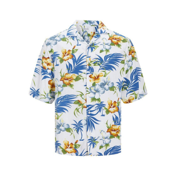 JACK & JONES 12248408 Ejeff Aop Resort short sleeve shirt