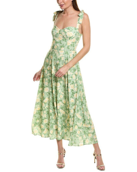 Seraphina Midi Dress Women's Green Xs