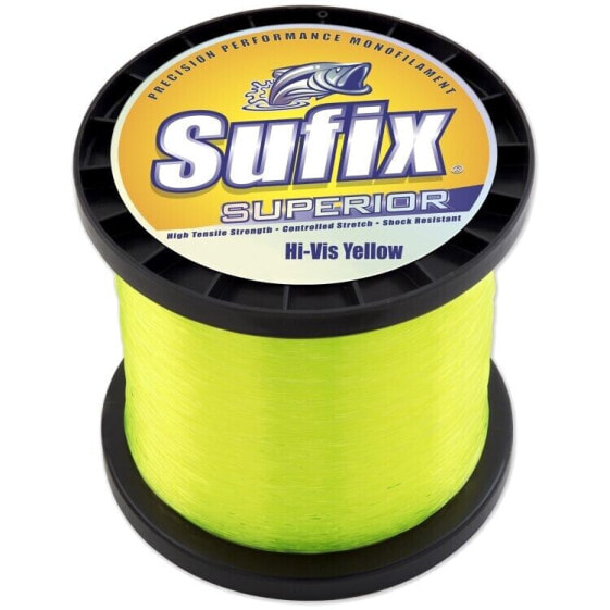 2 Spools Sufix Superior Mono Line-HiViz Yellow 30# -Total 900 yards- Free Ship