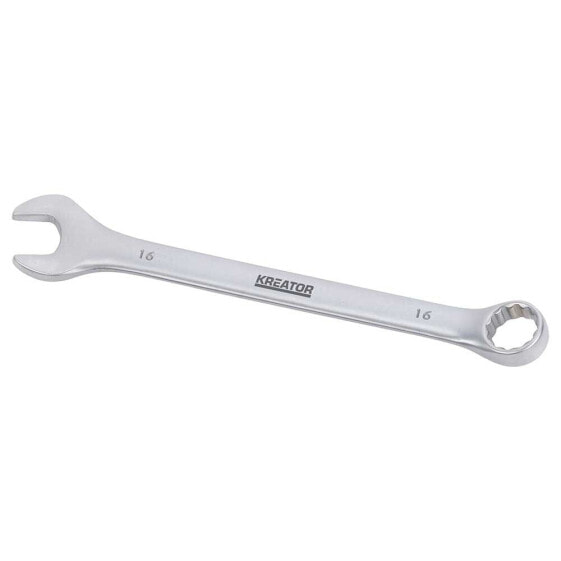 KREATOR 16x195 mm Combination Wrench