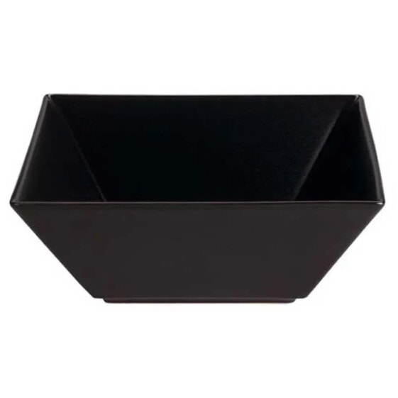 RUBIO Stoneware Black Salad Bowl 22x22x9 cm