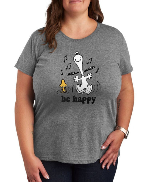 Trendy Plus Size Snoopy Graphic T-shirt