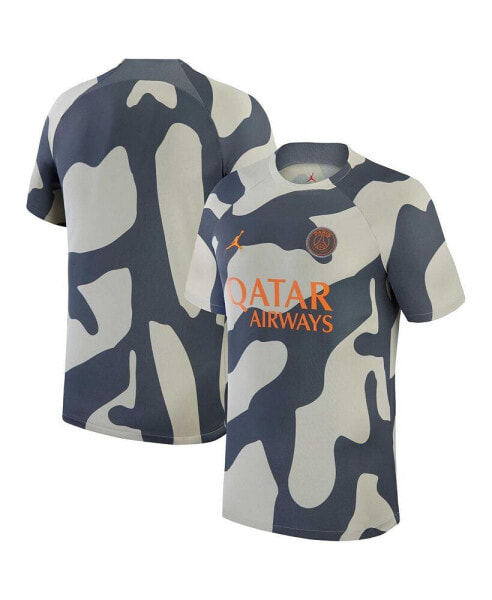 Men's Gray Paris Saint-Germain 2023/24 Academy Pro Pre-Match Top