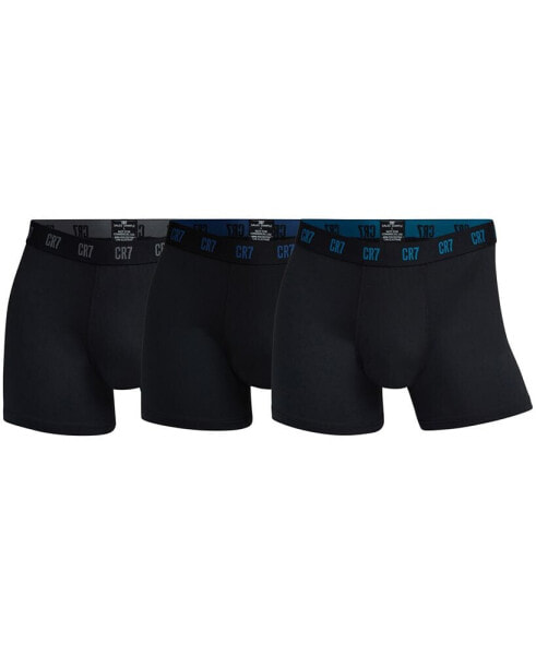 Men's Microfiber Blend Comfort Waistband Trunks, Pack of 3