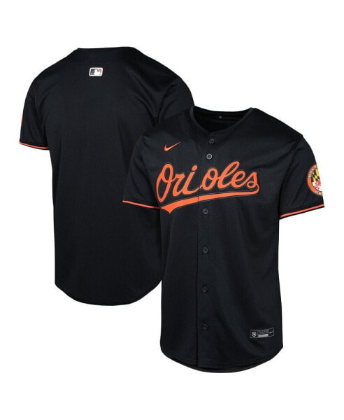 Big Boys and Girls Black Baltimore Orioles Alternate Limited Jersey