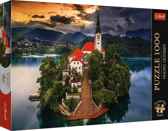 Trefl Puzzle 1000 elementów Premium Plus Jezioro Bled Słowenia