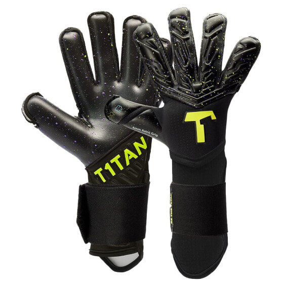 T1TAN Alien Galaxy 2.0 goalkeeper gloves with finger protection