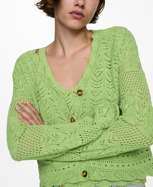 Women's Drawstring Detail Knitted Cardigan