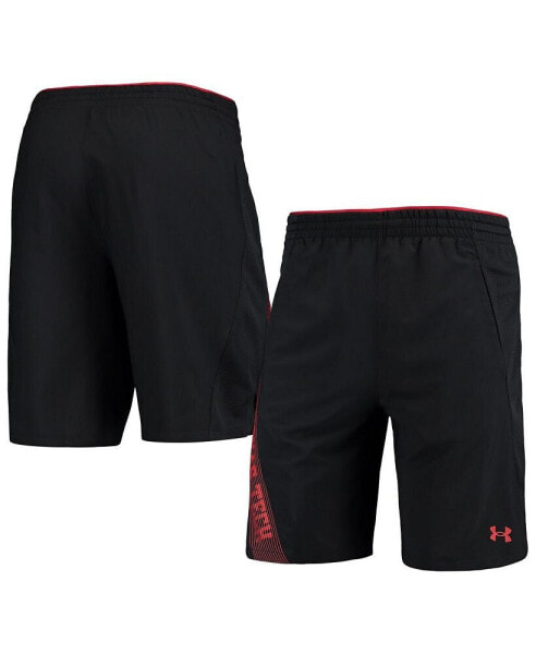 Men's Black Texas Tech Red Raiders 2021 Sideline Woven Shorts