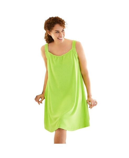 Plus Size Sleeveless Terry Lounger