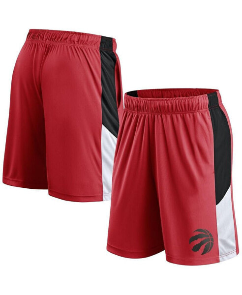 Men's Red Toronto Raptors Practice Performance Shorts