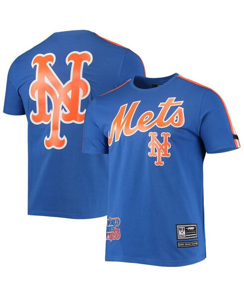 Men's Royal, Orange New York Mets Taping T-shirt