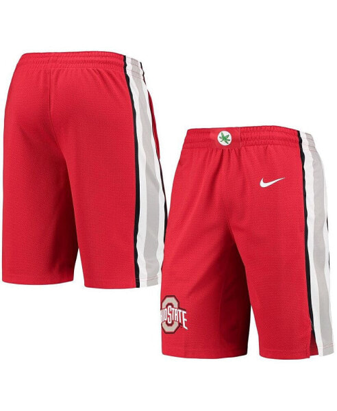 Men's Scarlet Ohio State Buckeyes Replica jersey Performance Basketball Shorts