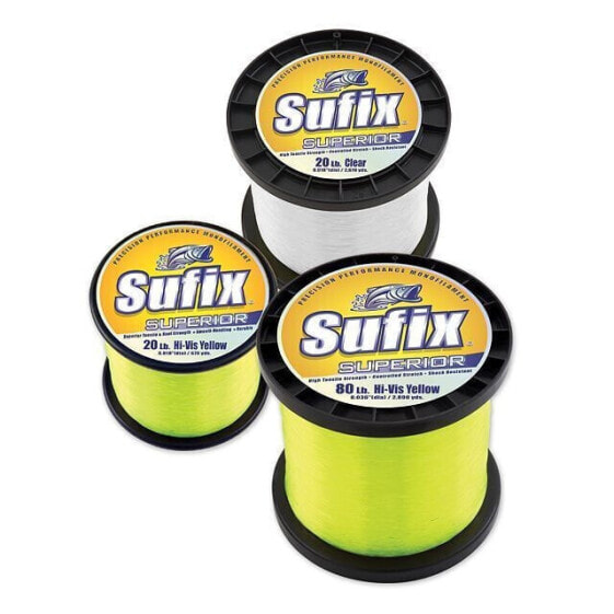 4 Spools Sufix Superior Mono 1/4 lb spool Fishing Line-Pick Color/Line Class