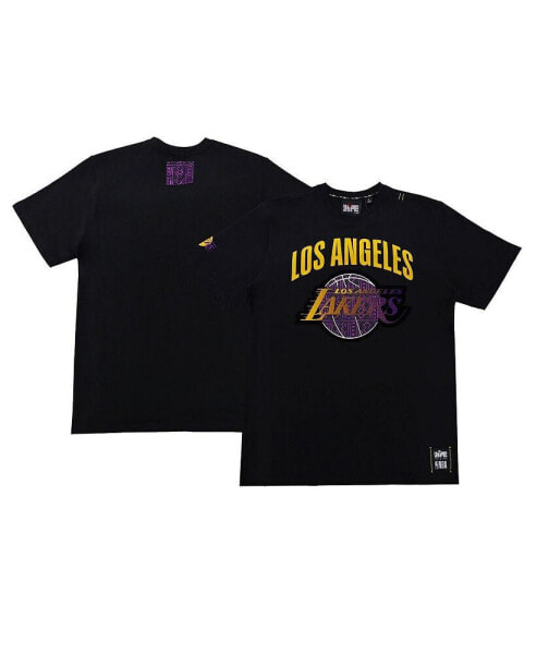 Men's and Women's NBA x Black Los Angeles Lakers Culture & Hoops T-shirt