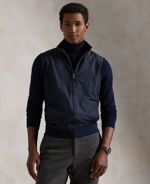 Men's Hybrid Full-Zip Sweater Vest