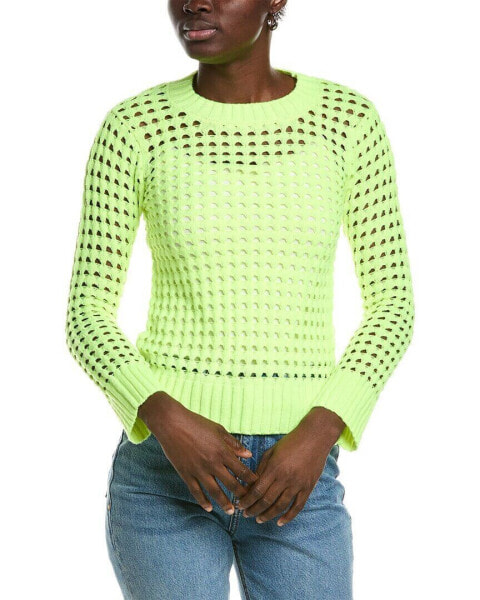 Wispr Pointelle Silk-Blend Sweater Women's