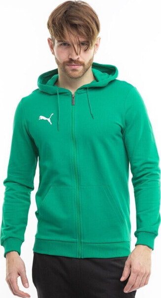 Puma Bluza męska Puma Team Goal Casuals Hooded zielona 658595 05 L