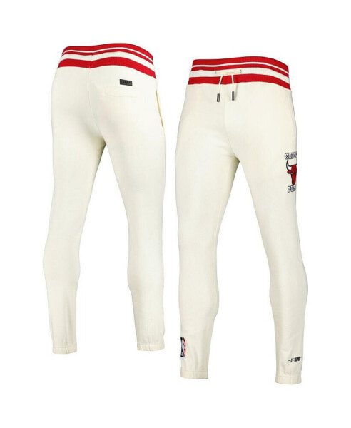 Брюки мужские Pro Standard Cream Chicago Bulls Retro Classic Fleece Sweatpants