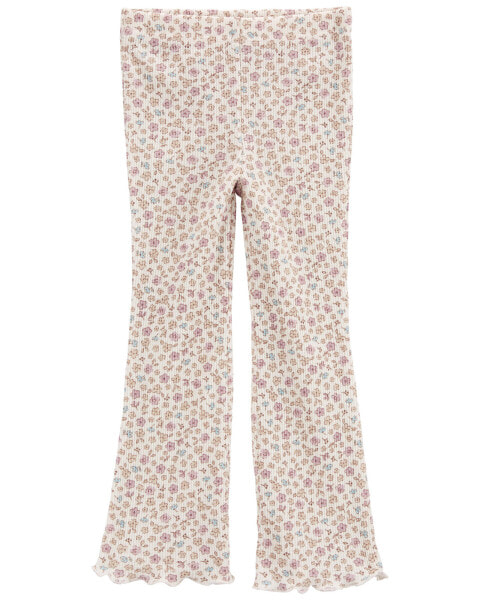 Baby Floral Pull-On Flare Pants 12M