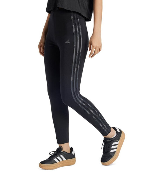 Women's Camo Three Striped Leggings