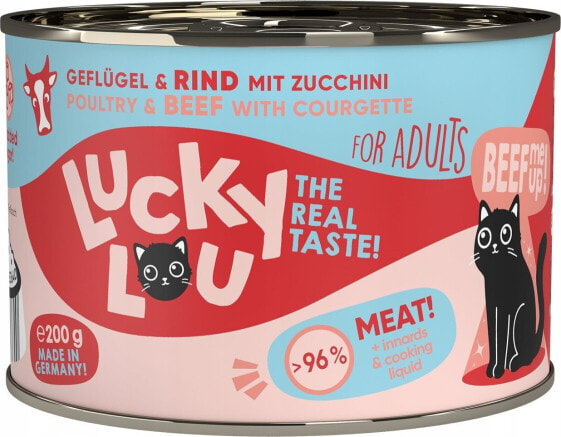 Lucky Lou Lucky Lou Lifestage Adult Drób i wołowina puszka 200g