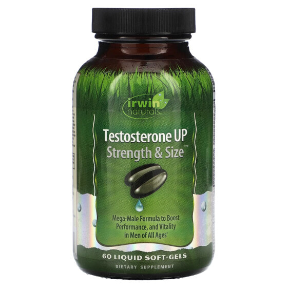 Testosterone Up, Strength & Size, 60 Liquid Softgels