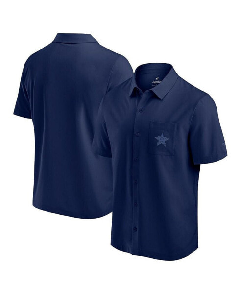 Men's Navy Houston Astros Front Office Button-Up Shirt