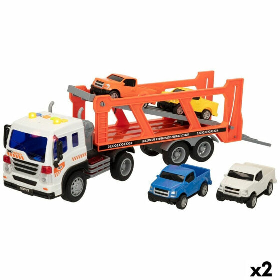 Автовоз и машинки с самозаводом Speed & Go 37,5 x 12,5 x 10 cm (2 штук)