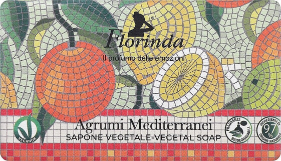 Seife Zitrusfrüchte - Florinda Mosaici Italiani Vegetal Soap 100 g