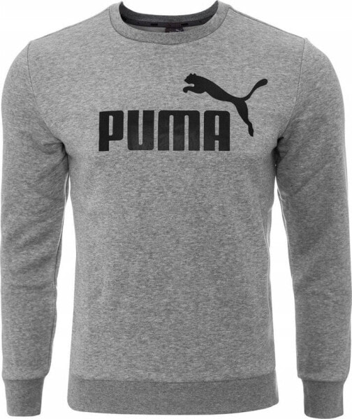 Puma Bluza męska Puma ESS Big Logo Crew FL szara 586678 03 L