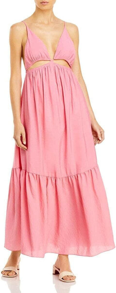 Jonathan Simkhai Women's Calliope Solid Cutout Dress, Guava, Pink, Size Small