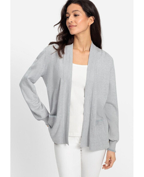 Women's Long Sleeve Open Front Cardigan