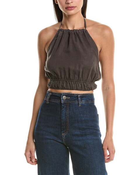 Bella Dahl Clinch Waist Halter Top Women's